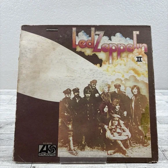1969 Vintage Led Zeppelin II Atlantic Vinyl Record Stereo SD 8236